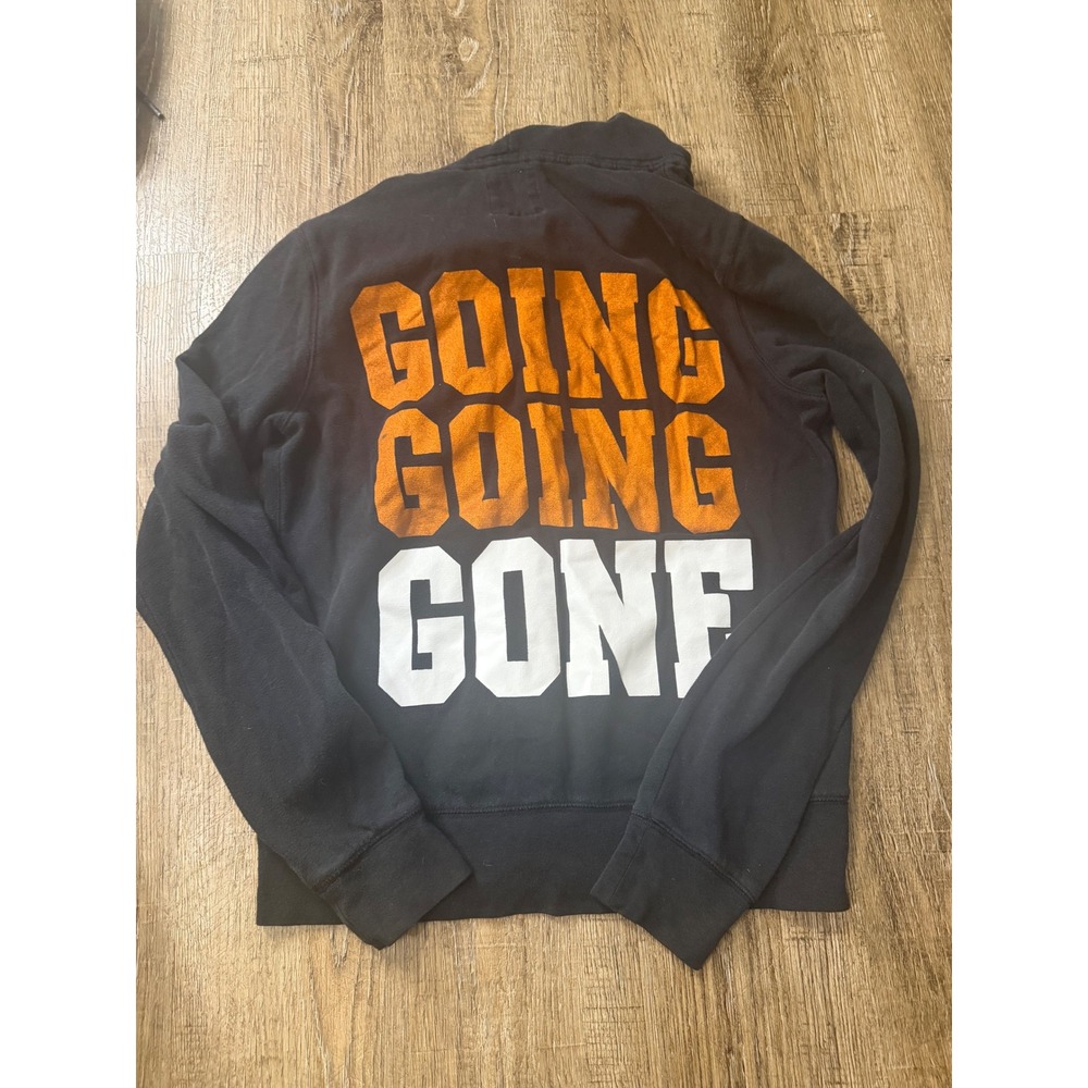 Victoria's Secret PINK MLB San Francisco Giants Zip Hoodie Black Medium SF Logo